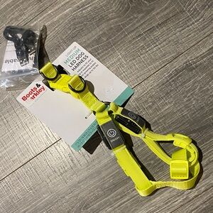 Boots & Barkley Neon Yellow Medium LED Dog Harness